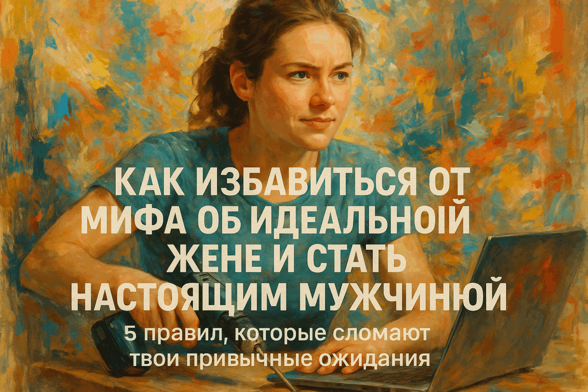 Как избавиться от мифа об идеальной жене и стать настоящим мужчиной: 5 правил, которые сломают твои привычные ожидания