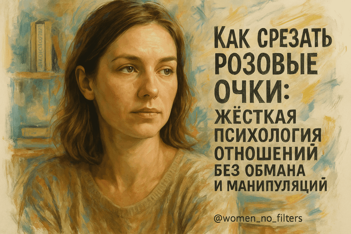 Как срезать розовые очки: жёсткая психология отношений без обмана и манипуляций