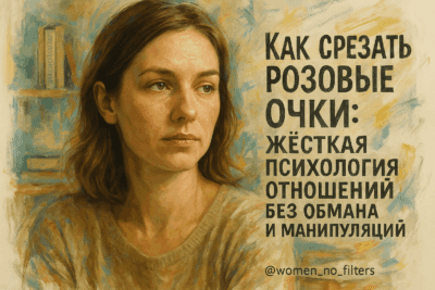 Как срезать розовые очки: жёсткая психология отношений без обмана и манипуляций