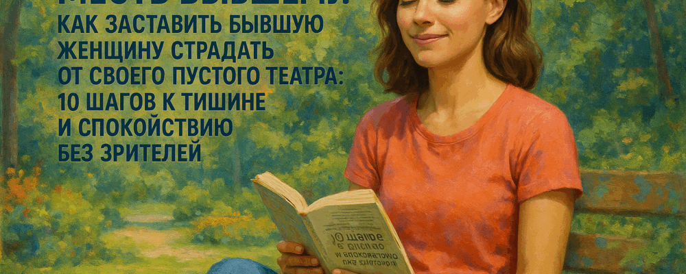 Как заставить бывшую женщину страдать от своего пустого театра: 10 шагов к тишине и спокойствию без зрителей