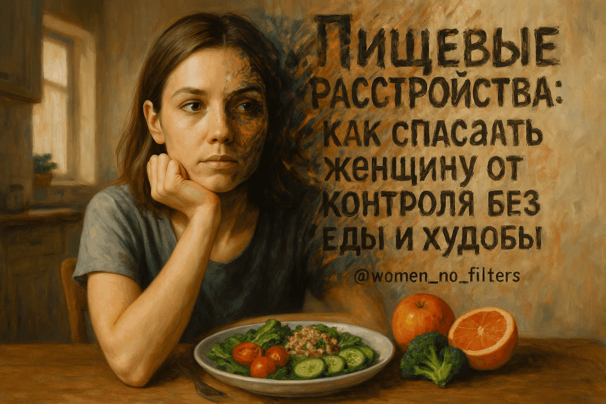 Пищевые расстройства: как спасать женщину от контроля без еды и худобы