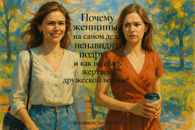 Почему женщины на самом деле ненавидят подруг и как не стать жертвой дружеской войны?