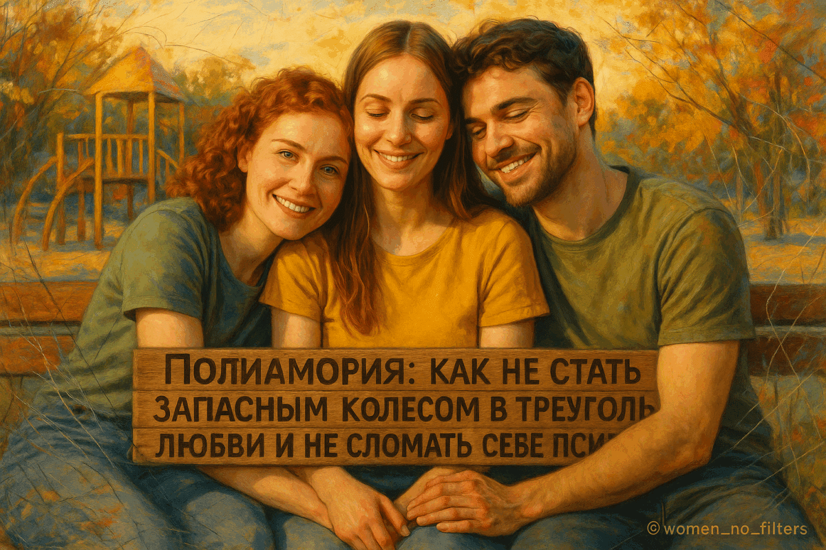 Полиамория: как не стать запасным колесом в треугольнике любви и не сломать себе психику