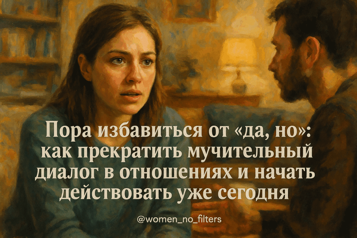 Пора избавиться от «да, но»: как прекратить мучительный диалог в отношениях и начать действовать уже сегодня