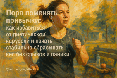 Пора поменять привычки: как избавиться от диетической карусели и начать стабильно сбрасывать вес без срывов и паники