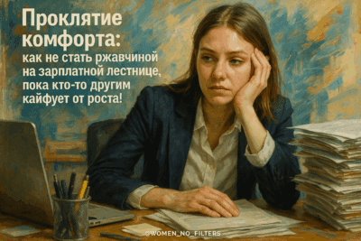 Проклятие комфорта: как не стать ржавчиной на зарплатной лестнице, пока кто-то другим кайфует от роста!