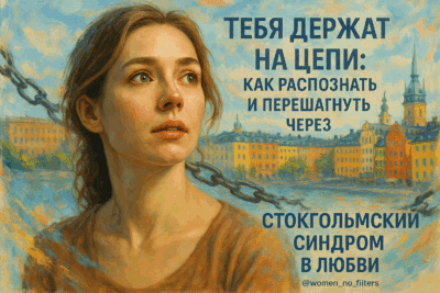 Тебя держат на цепи: как распознать и перешагнуть через Стокгольмский синдром в любви