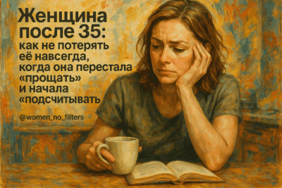 Женщина после 35: как не потерять её навсегда, когда она перестала «прощать» и начала «подсчитывать»