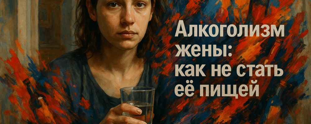 Алкоголизм жены: как не стать её пищей