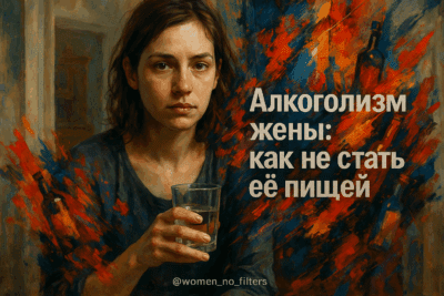 Алкоголизм жены: как не стать её пищей