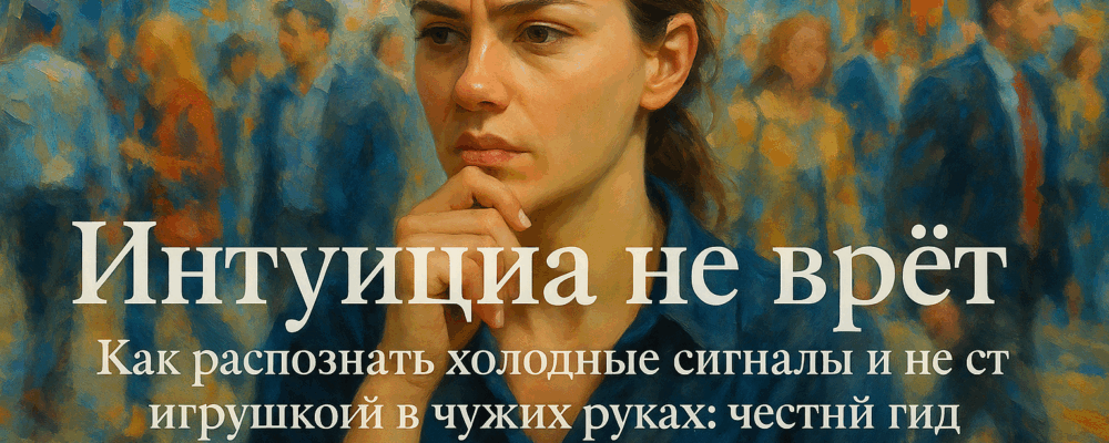 Как распознавать холодные сигналы и не стать игрушкой в чужих руках: откровенный гид по интуиции для мужчин