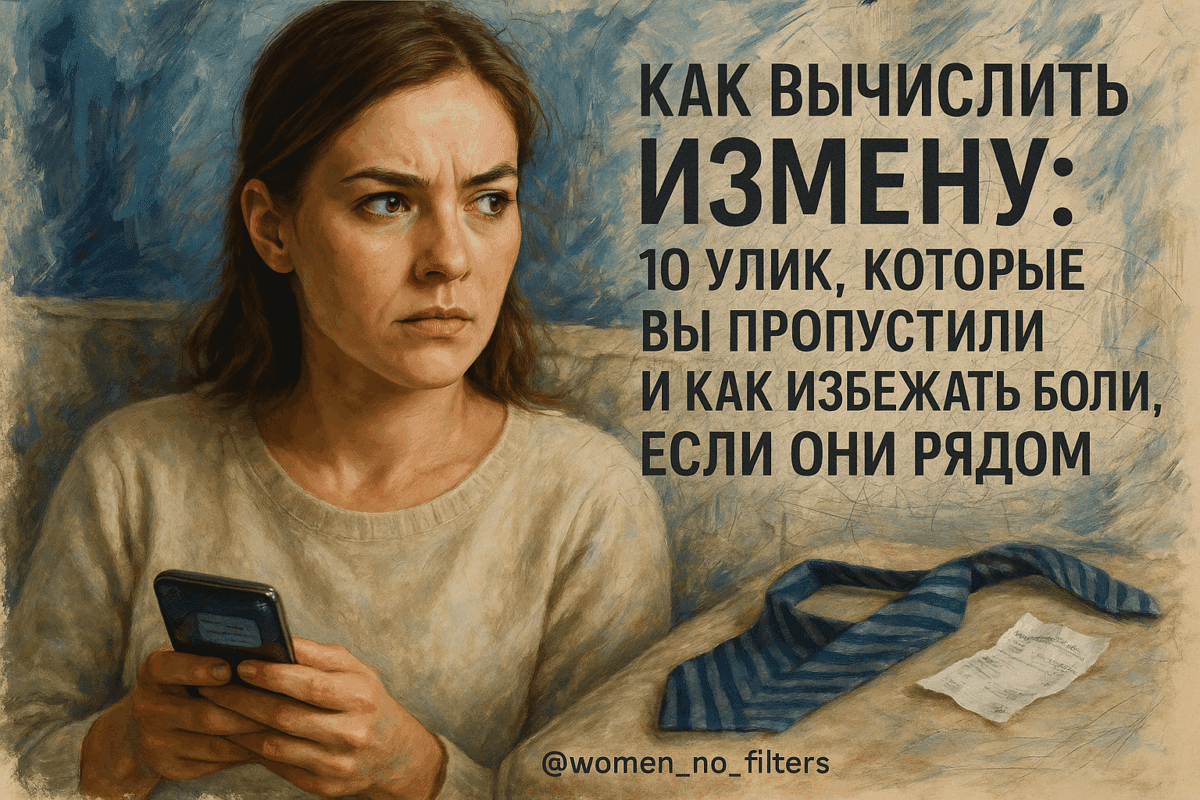 Как вычислить измену: 10 улик, которые вы пропустили, и как избежать боли, если они рядом