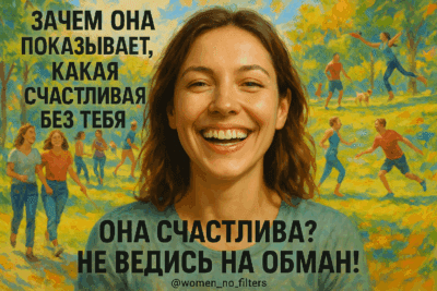 Она счастлива? Не ведись на обман!