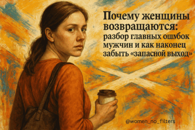 Почему женщины возвращаются: разбор главных ошибок мужчин и как наконец забыть «запасной выход»