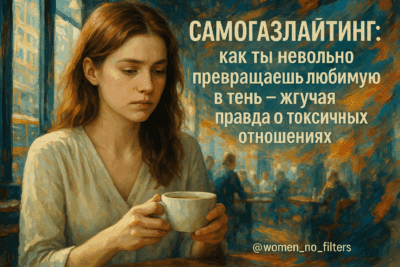 Самогазлайтинг: как ты невольно превращаешь любимую в тень — жгучая правда о токсичных отношениях