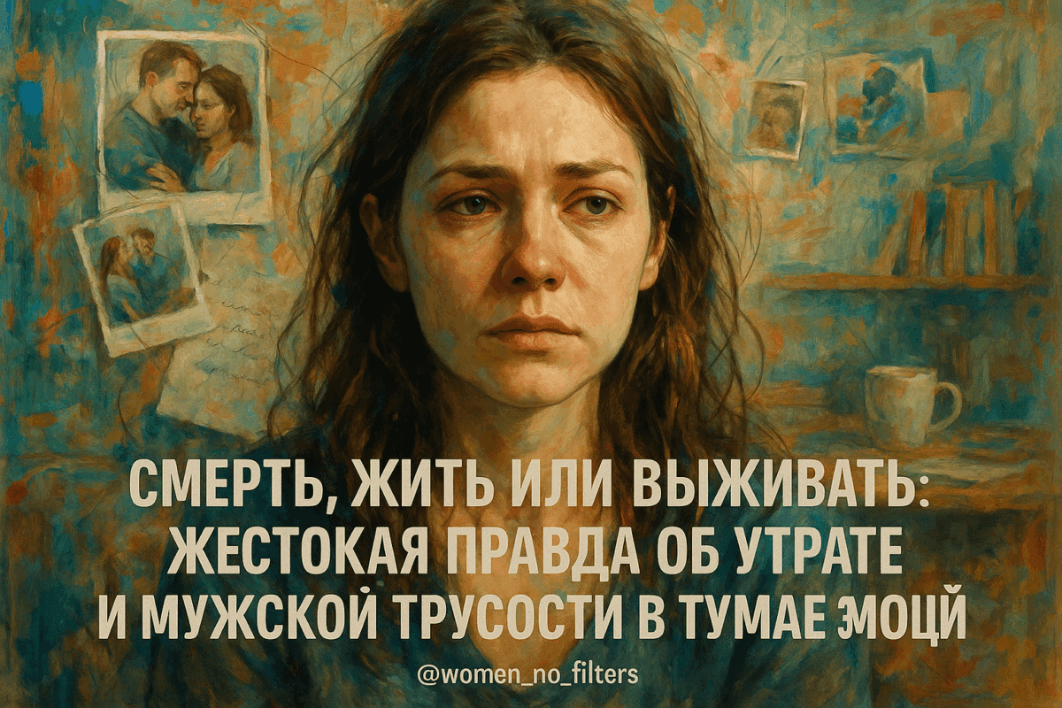 Смерть, жить или выживать: жестокая правда об утрате и мужской трусости в тумане эмоций