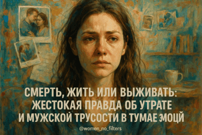 Смерть, жить или выживать: жестокая правда об утрате и мужской трусости в тумане эмоций