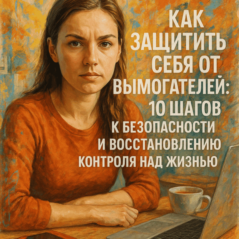 Как защитить себя от вымогателей: 10 шагов к безопасности и восстановлению контроля над жизнью