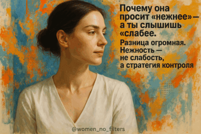 Нежность — не слабость, а стратегия контроля