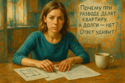 Почему при разводе делят квартиру, а долги — нет? Ответ удивит!