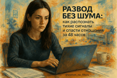 Развод без шума: как распознать тихие сигналы и спасти отношения за 48 часов