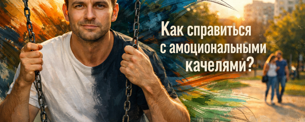 Как справиться с эмоциональными качелями?