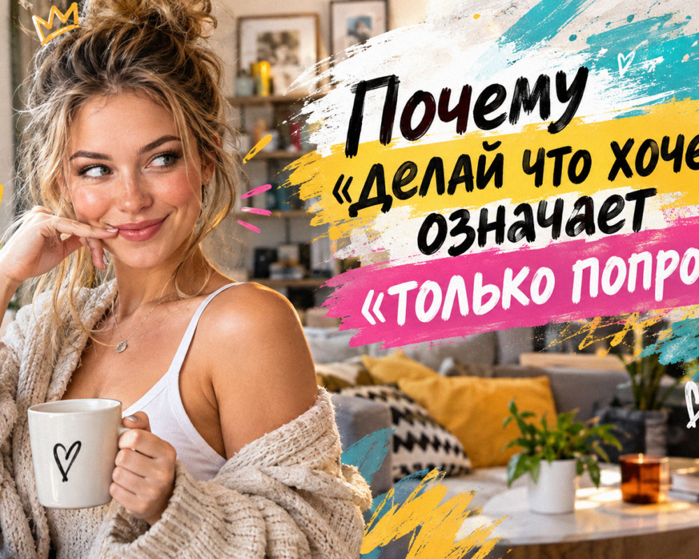 Иллюстрация к статье с заголовком Почему делай что хочешь означает только попробуй