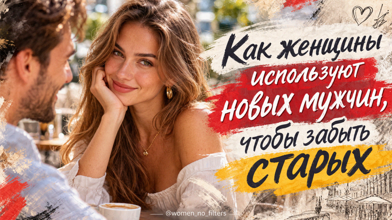 Женщина в объятиях нового мужчины пытается забыть бывшего партнера
